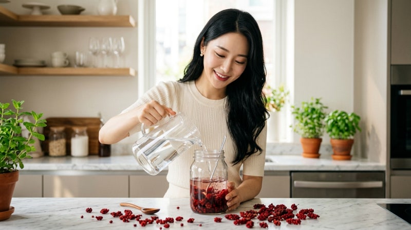 오미자차 만들기 보관 만드는 법 우리는 시간 냉침