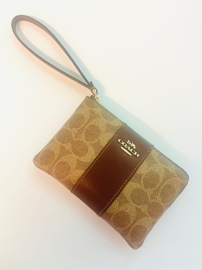 코치 손목 카드 지갑 파우치 COACH 아울렛 구매 후기