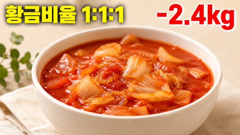 "양배추만 잔뜩 넣으면 되는 줄 알았는데.." 야근 잦은 30대 직장인, 마녀스프 황금비율 1:1:1과....