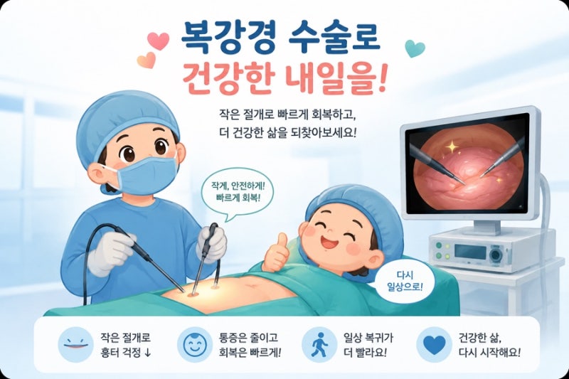 정보공유) 복강경 수술 후기 !! 아는게 힘! 수술 받으실 모든 분들의 건강을 기원 합니다.