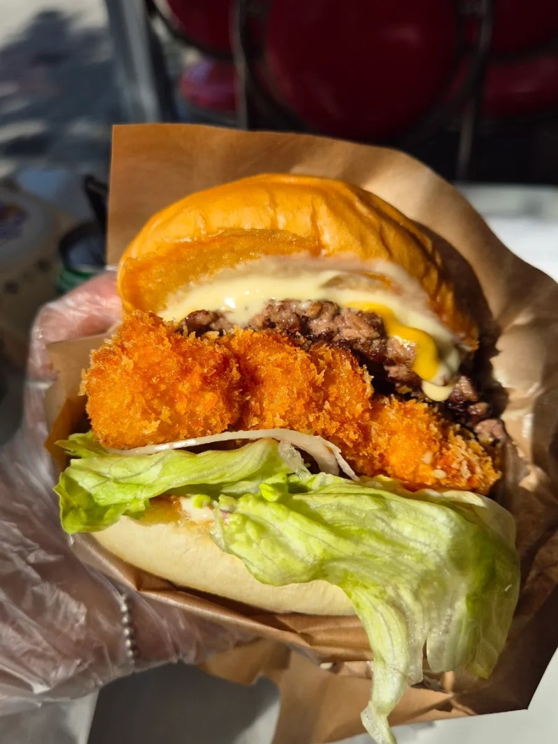 포항 영일대 맛집 | 수지스버거 와사비 새우 버거에 패티추가 찐맛집
