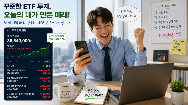  ETF 추천받고 바로 샀다가 손해 본 이유와 장기 투자로 성공한 이유
