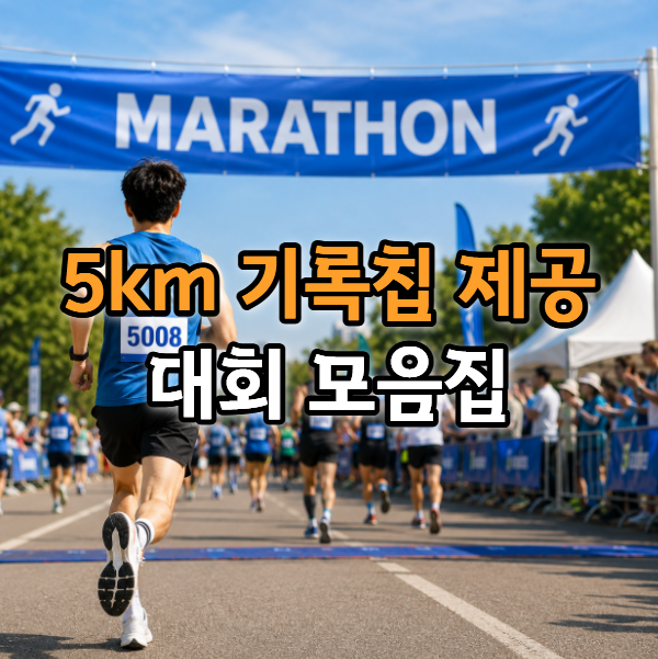  5km 마라톤 기록증 제공 대회 6곳 정리(접수중)