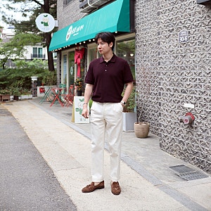 남자 반팔 니트 올젠 남성 카라티셔츠로 나이에 맞는 품격 있는 에티켓