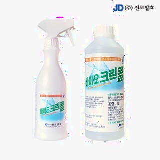  진로발효 바이오크린콜 450ml+1L 세트 - 주방 식기용 살균 소독 스프레이