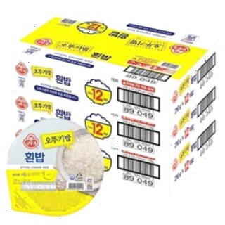  오뚜기 흰밥 210g 36개 - 즉석 밥의 편리함