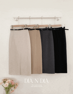  [단독][Dia] 에르메 롱 스커트 4color - H라인으로 완성한 우아한 실루엣