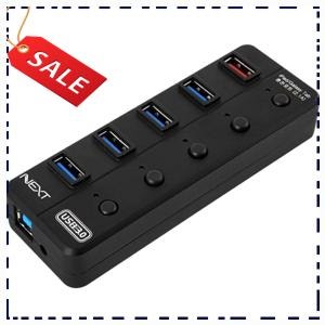 일상용으로 좋은 넥스트유 허브 넥스트유 USB3¸0 4포트+충전 1포트 유전원허브 /NEXT-UH305 사용....