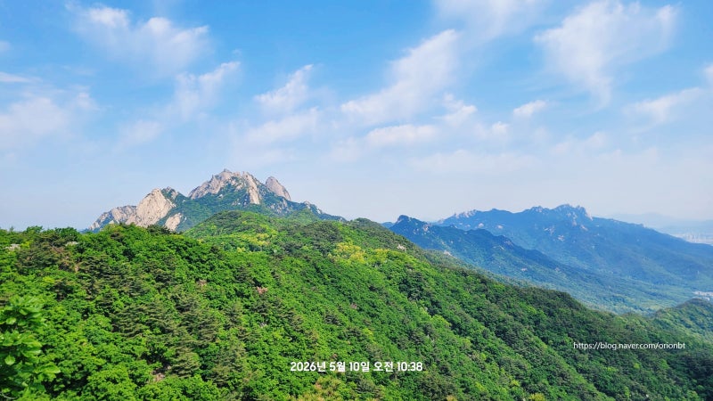 260510 북한산 의상능선코스 - 칼바위 능선 빨래골지킴터 하산