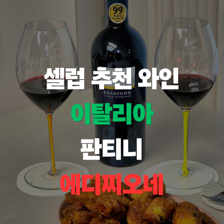  "이민정이 선택한 에디찌오네 레드와인" 셀럽들이 추천한 판티니 이탈리아 와인 후기