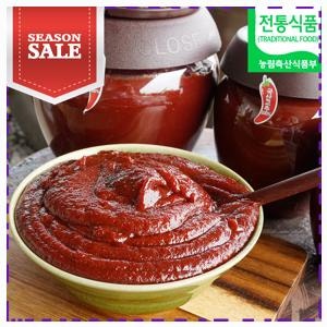가볍게 추천 안동제비원 고추장 (감로이슬농원) 100⁒ 국산 재래식 시골 전통 수제 찹쌀 고추....