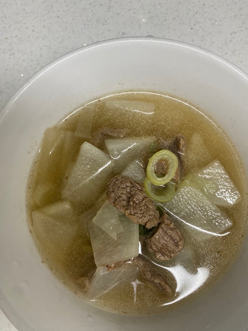 맑은 소고기무국 만들기 집밥 레시피