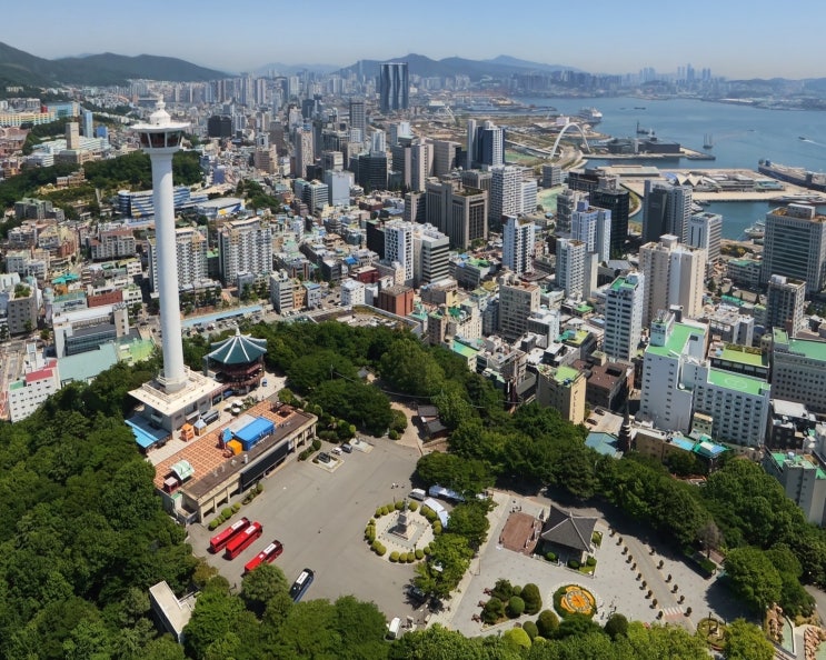  [부산여행] 부산 1박 2일 여행 - 서울에서 부산 전기차로 한번에 가기, 부산타워, 용두산 공원, 피자거리(feat, 이재모피자), 팥빙수 거리, 롯데백화점 광복점 무료주차