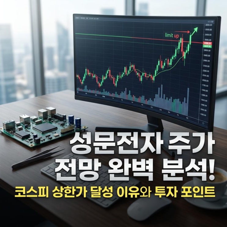  성문전자 주가 전망 완벽 분석! 코스피 상한가 달성 이유와 투자 포인트