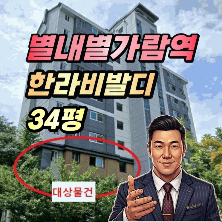  남양주 별내별가람역 한라비발디 경매 34평형