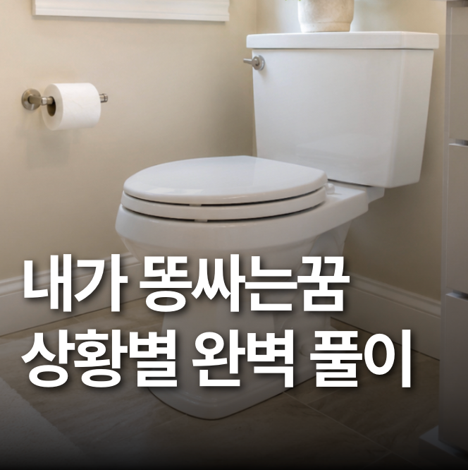 내가 똥싸는꿈 상황별 완벽 풀이: 바지 팬티 변기 설사 꿈의 차이점