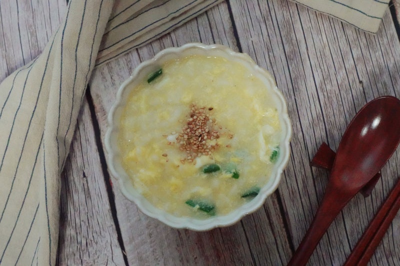 계란 죽 만드는법 찬밥 계란죽 쌀로 흰죽 끓이는법