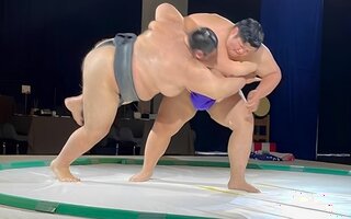  오사카 스모 쇼 - 체험과 점심 식사 포함 관광