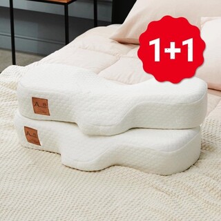  1+1 누보레 베개 - 일자목 거북목 전용 경추베개