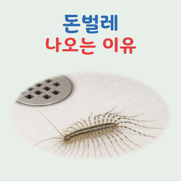 돈벌레 나오는 이유와 대처법, 도대체 어디서 탄생한걸까?