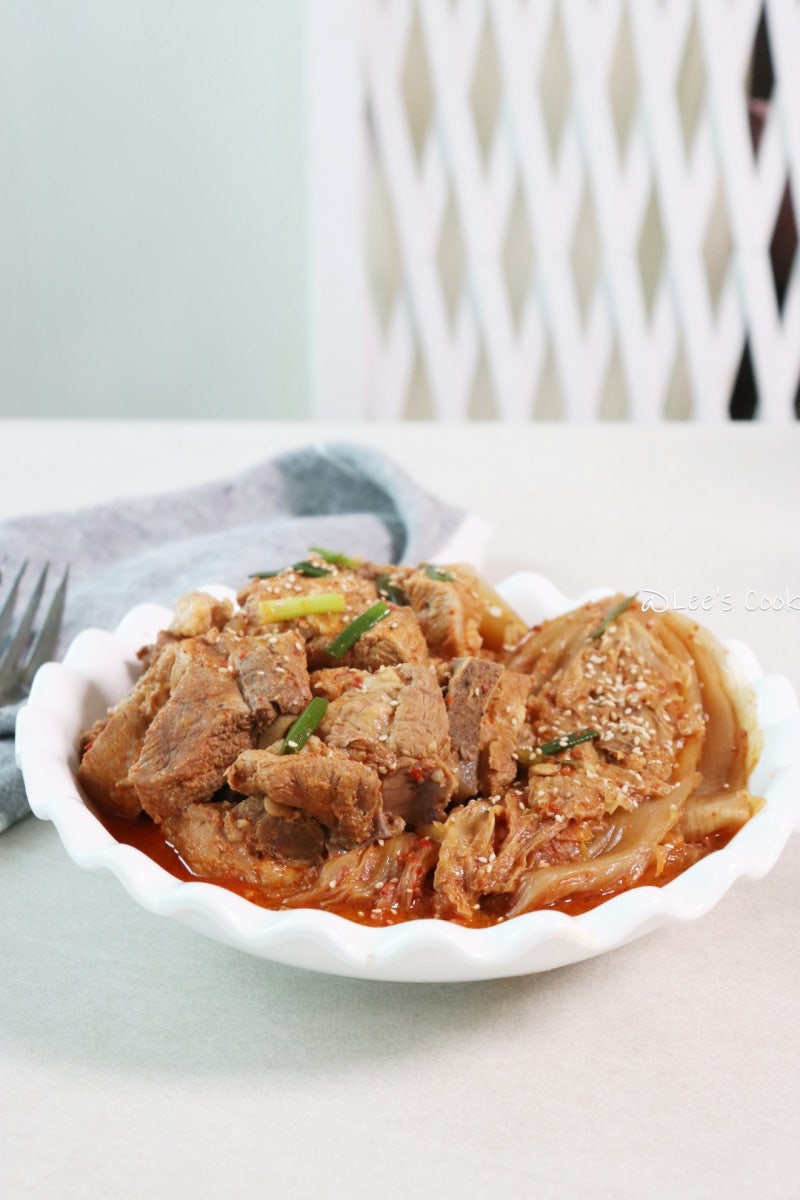 돼지갈비김치찜 압력솥 레시피