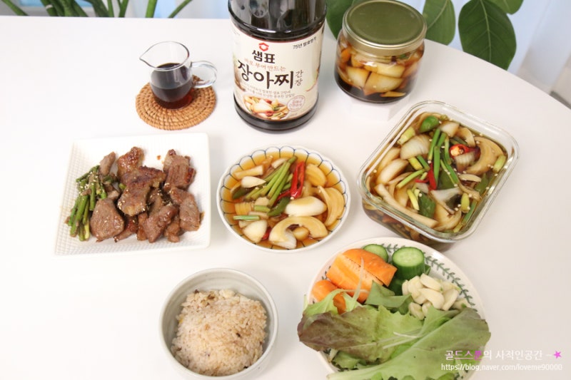 장아찌간장소스 맛있는 샘표 장아찌간장으로 초간단 마늘쫑양파장아찌 만들기