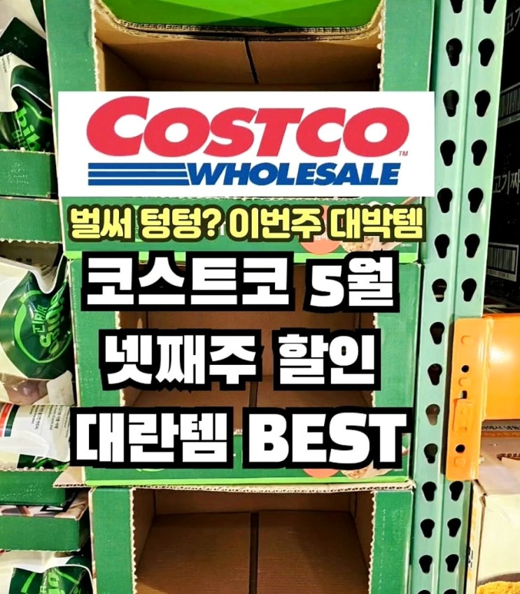  코스트코 5월 넷째주 할인 품절대란템 BEST
