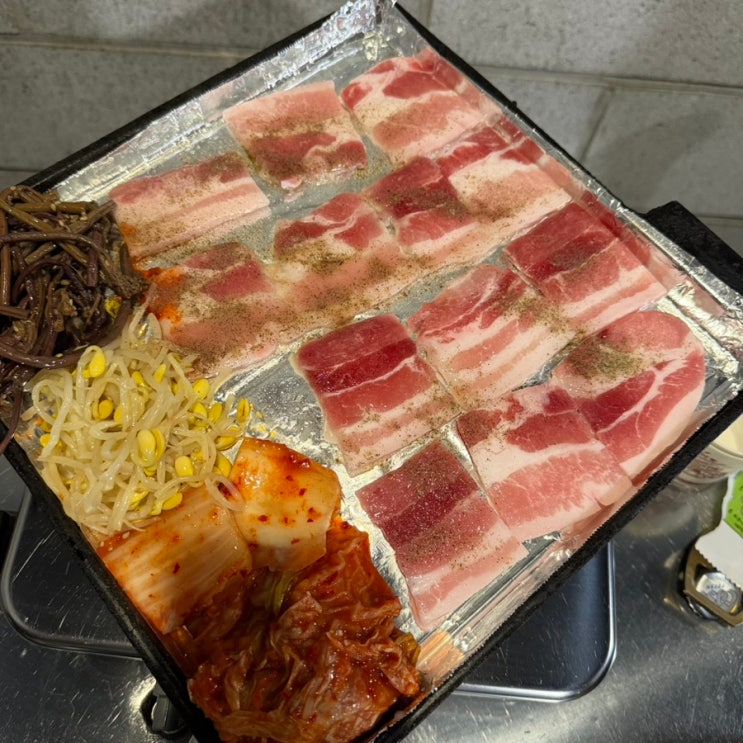  [냉삼이오 공덕마포점] 마포 공덕 냉삼 맛집 도화동 삼겹살 껍데기 후기