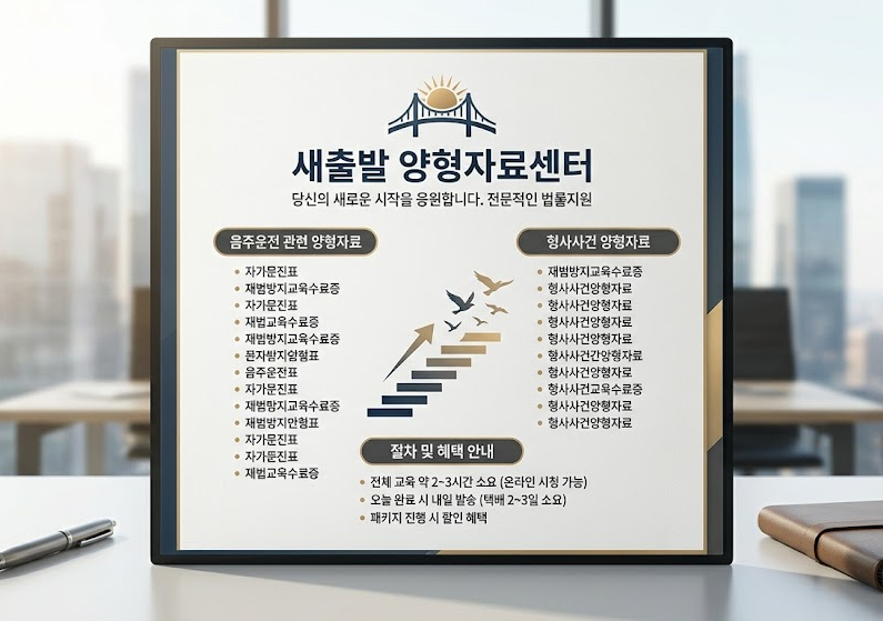 재범방지교육 양형자료 종류 가격 얼마일까 관련 사진