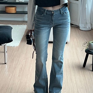 [내돈내산] 158cm 키작녀 인생 청바지 득템! 히니크 골반패드 부츠컷 중청 숏버전 리얼 후기