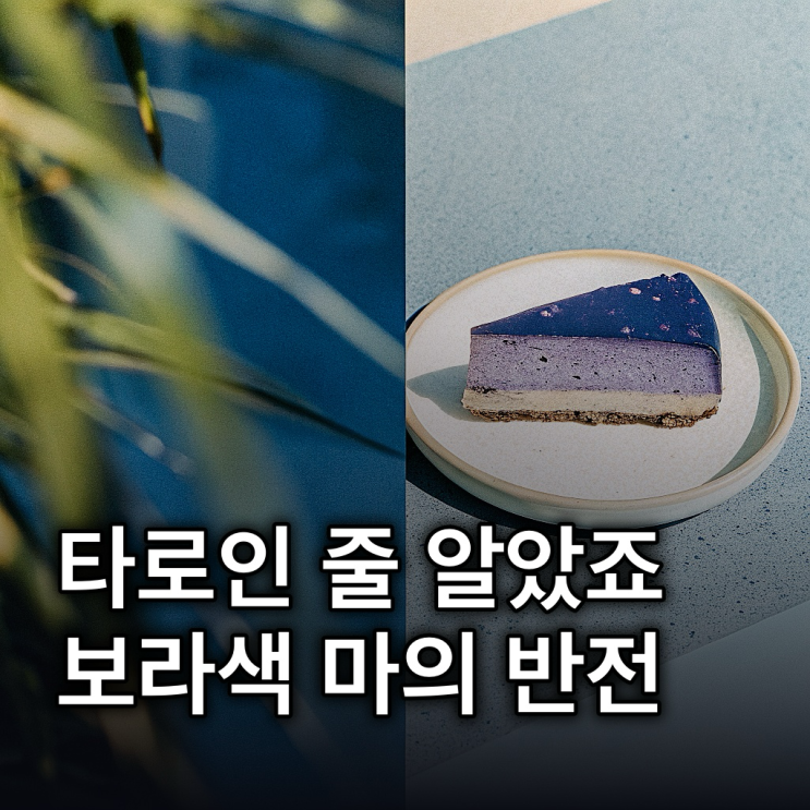 우베란 무엇? 타로와 다른 달콤한 보라색 참마