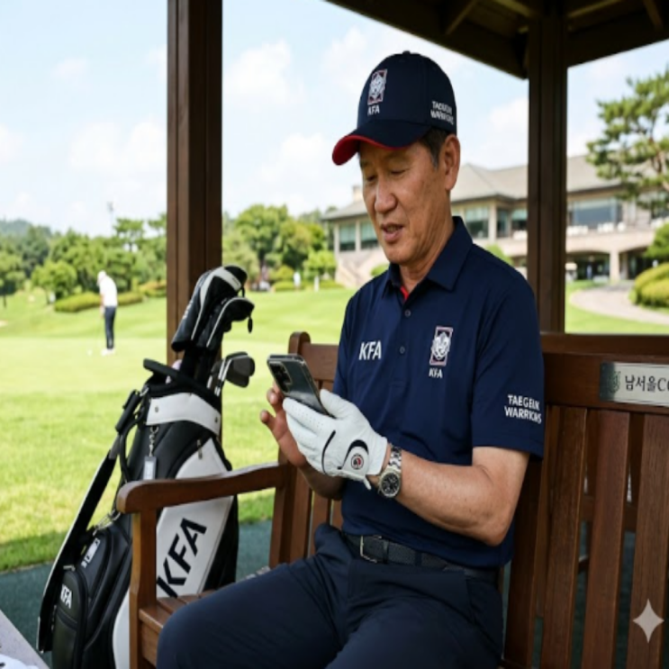 축구대표팀 최종명단 발표 당일 골프장에 있었다는 정몽규 회장!! 까도까도 괴담만 나오는 최악의 인물이 아닐 수 없다!! 축구에 관심이 없으면 그만 회장 자리를 내려놓자!!