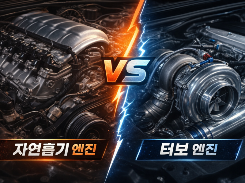 일반인은 잘 모르는 자연흡기엔진과 터보 엔진의 차이