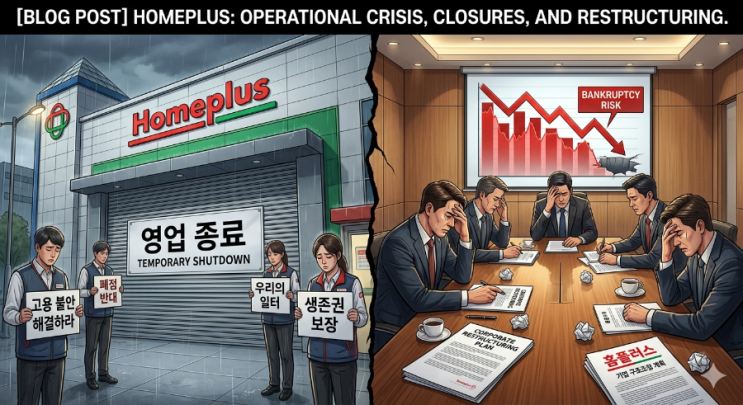 # [긴급 진단] <b>홈플러스</b> 37개 매장 무기한? <b>임시 휴업</b> 돌입... 
