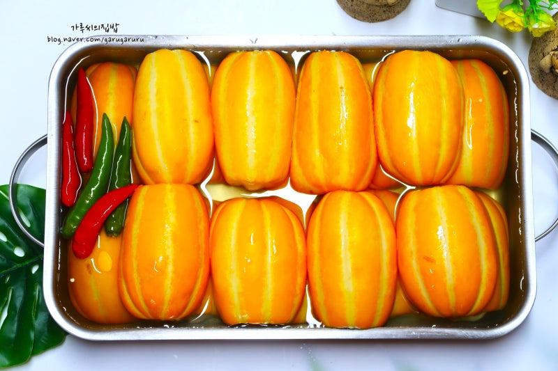 참외장아찌 레시피 참외요리 만드는 법