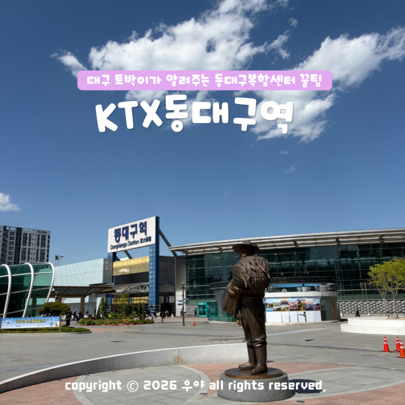 동대구역 지하철 KTX 시간표 주차장 대경선 SRT 타는곳 물품 보관함 무료 꿀팁