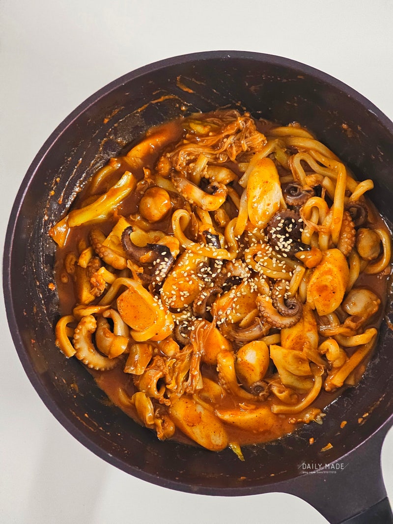 주꾸미 밀키트로 간편하게! 쭈꾸미 볶음 만들기