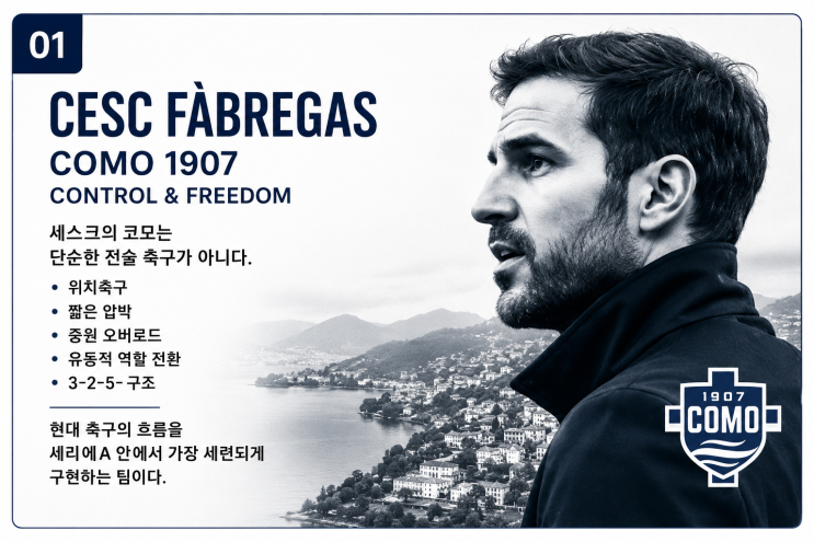  [전술 분석] 최소 6위를 기록한 세스크의 코모 돌풍, 그 이유는? (1)