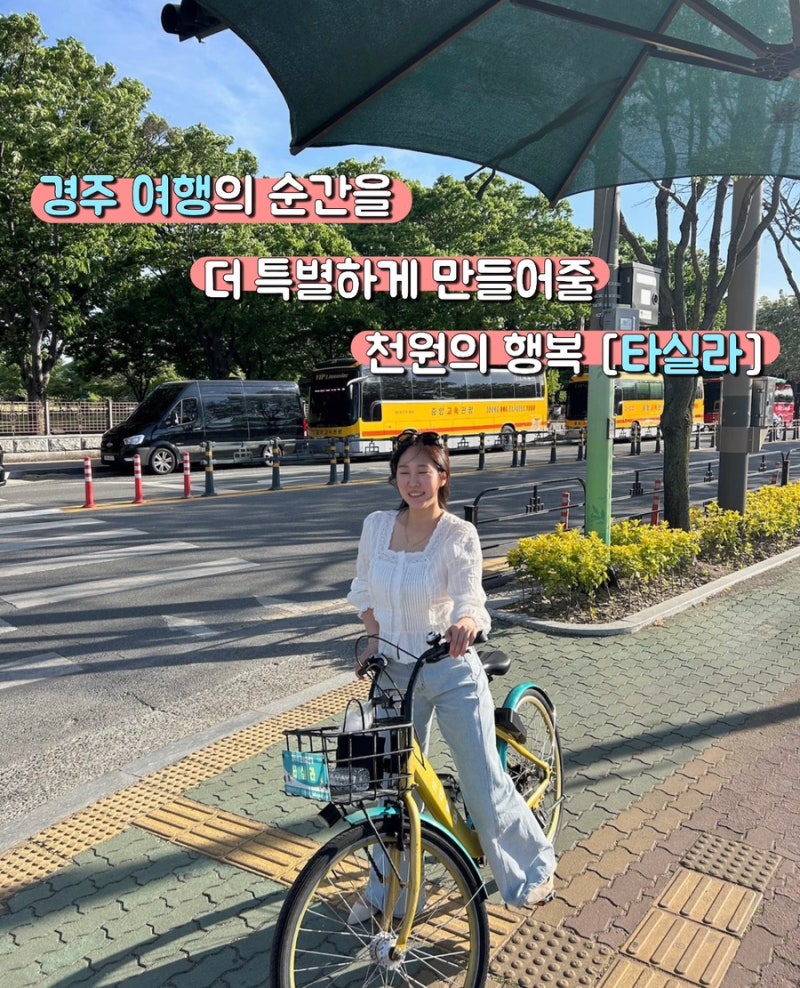 경주 여행 필수 코스 황리단길 따릉이 공공자전거 후기 단돈 1,000원의 행복