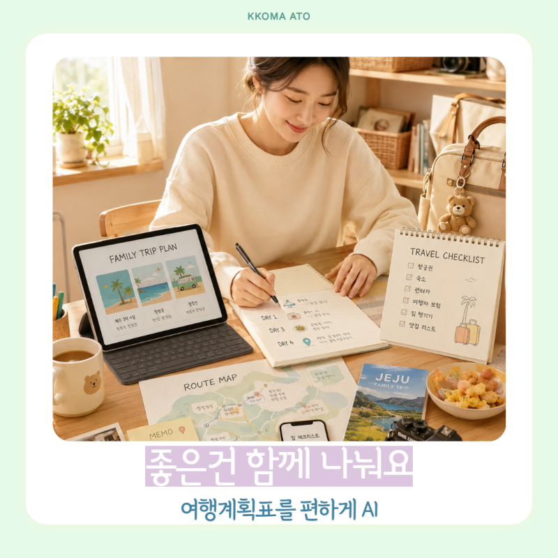 여행계획표 양식 아이와 여행갈때는 꼭! 가족여행 편하게가기
