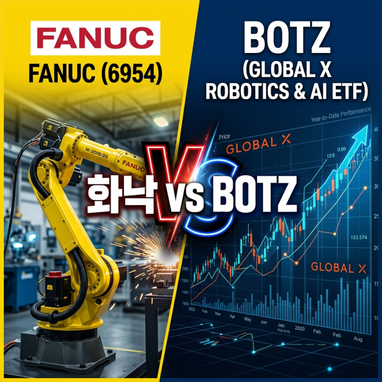  일본 화낙 주식 지금 사면 늦은건가? 로봇 1위 분석과 BOTZ ETF
