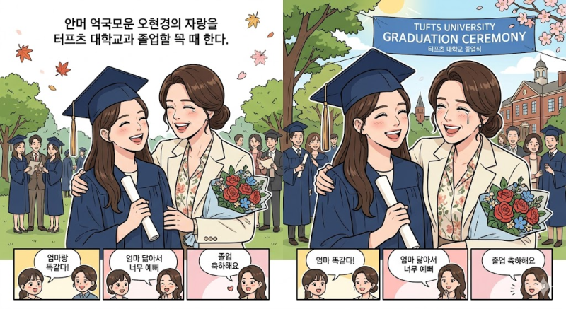 "이혼 후 홀로 17년을..." 미스코리아 오현경, 딸 미국 명문대 졸업식서 끝내 눈물 쏟아낸 진짜....