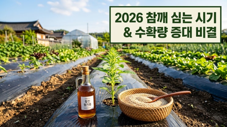  참깨 심는 시기 및 방법 씨앗 파종 모종 심는 법