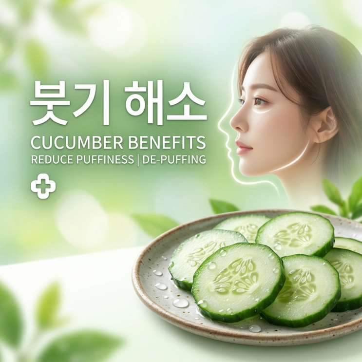  오이 효능 붓는 얼굴 가라앉힌다? 이런 분은 절대 먹지 마시게