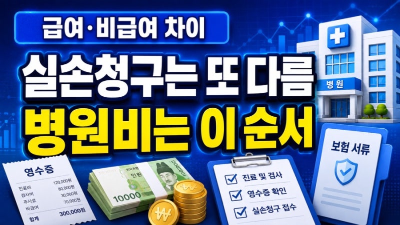 2026 급여·비급여·실손청구 차이｜병원비 볼 때 뭐부터 봐야 하는지