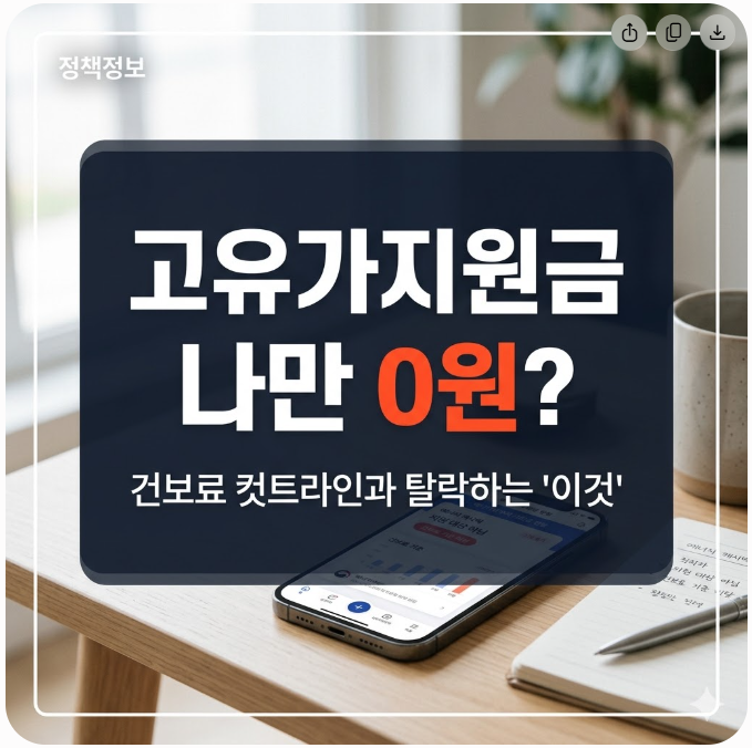  2026 고유가지원금 나만 0원? 건보료 컷트라인과 탈락하는 '이것'