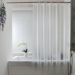  안티곰팡이 방수 방풍 반투명 욕실 샤워커튼 - 펄 반투명