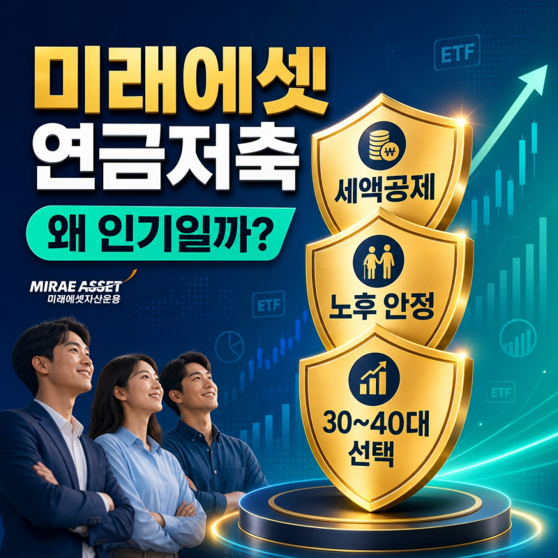 미래에셋 연금저축펀드 가입, 절세 효과부터 핵심 포인트까지 총정리