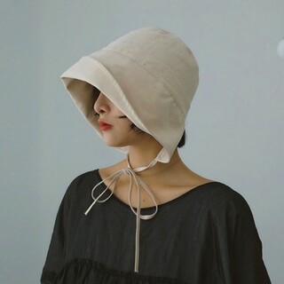  린넨 보닛햇 여름 벙거지모자 - 시원한 자연 소재의 여성 보넷모자