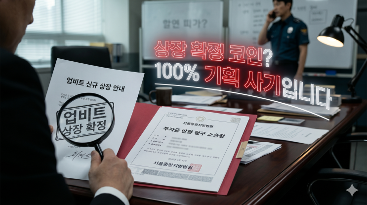  비상장 코인 상장 확정 사기? 프라이빗 세일 투자금 반환 및 고소법
